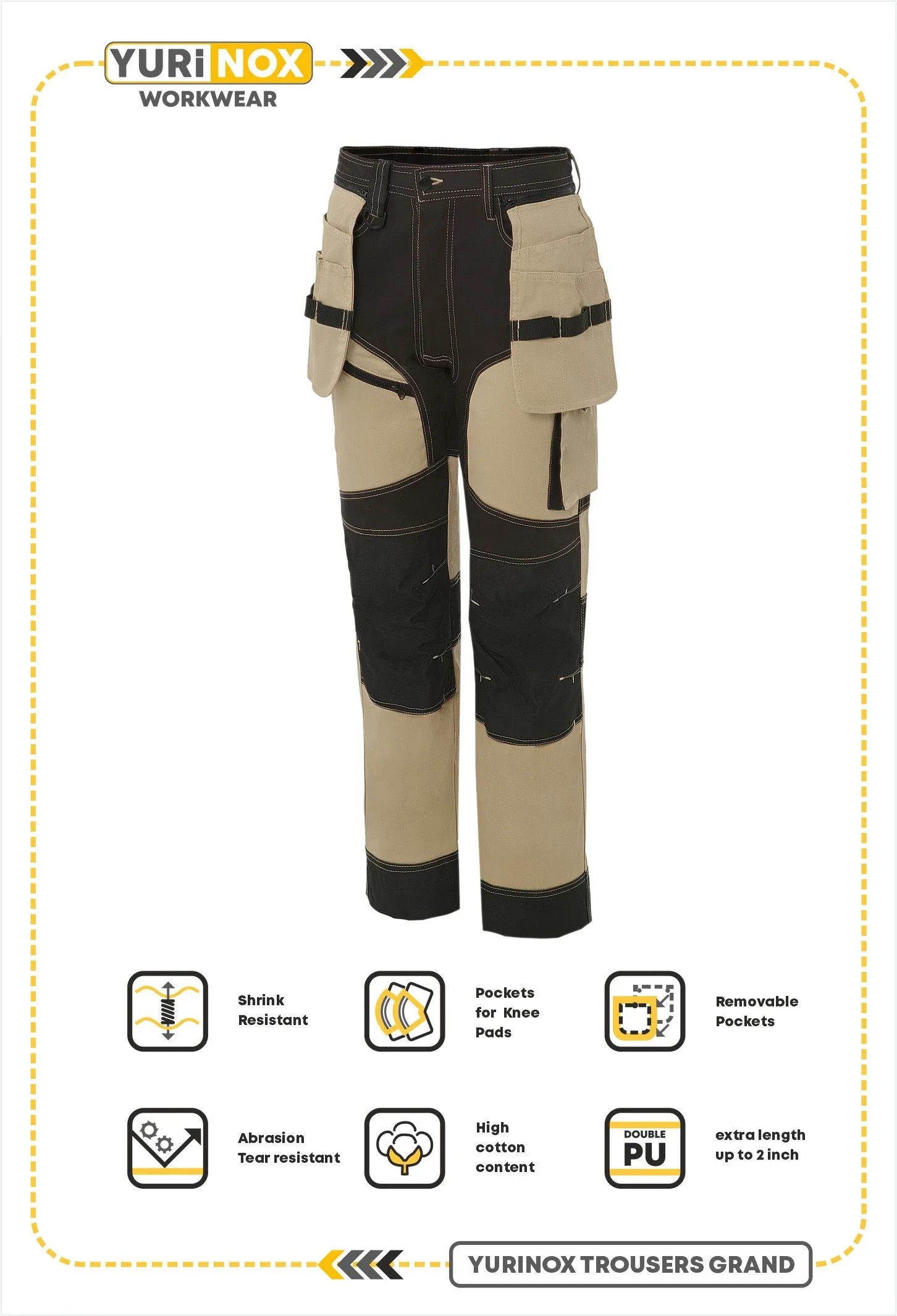YURINOX PANTS (TROUSERS) GRAND