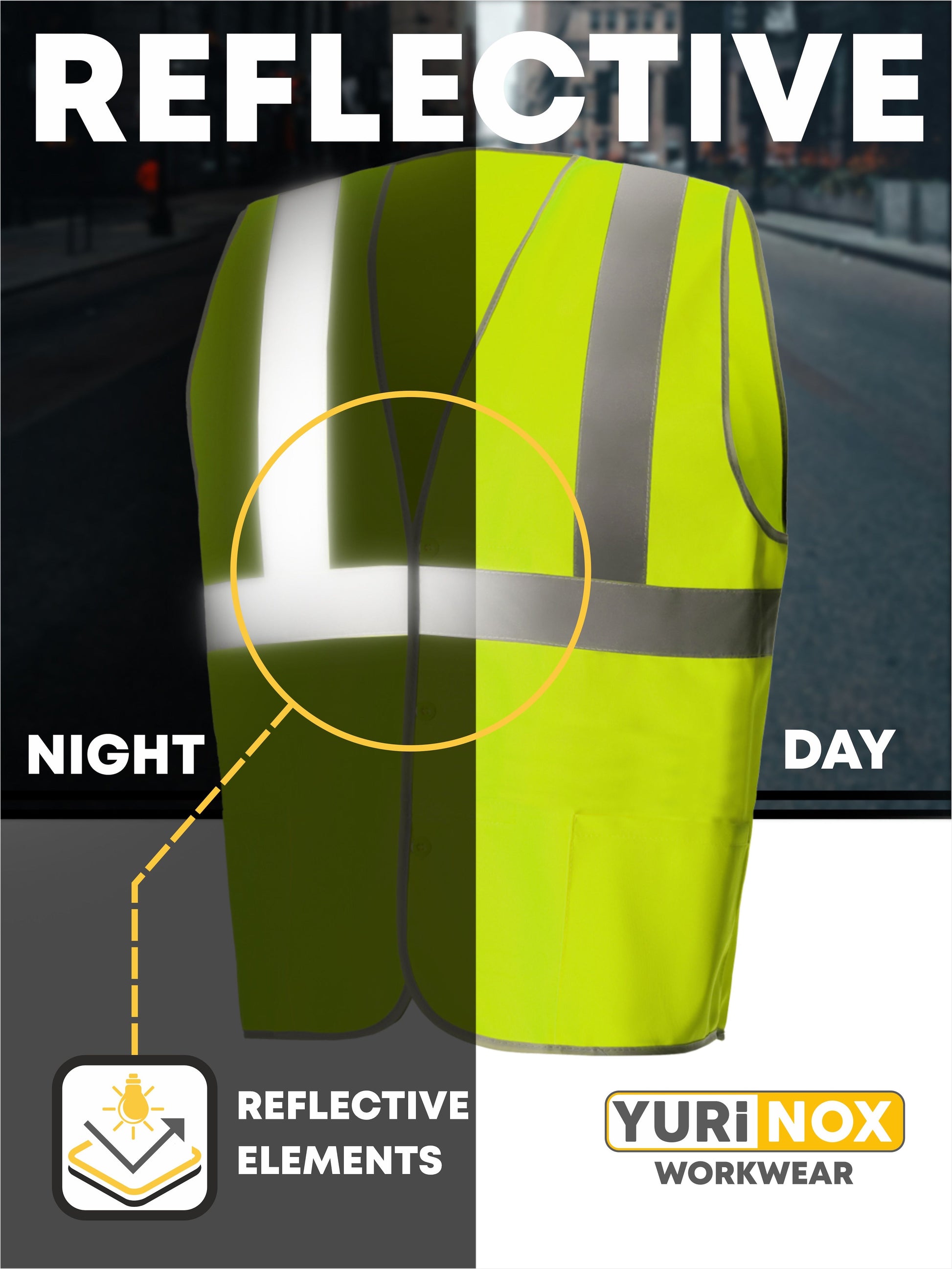 UNIONWORKWEAR SPECTR 1 Hi-Viz VEST