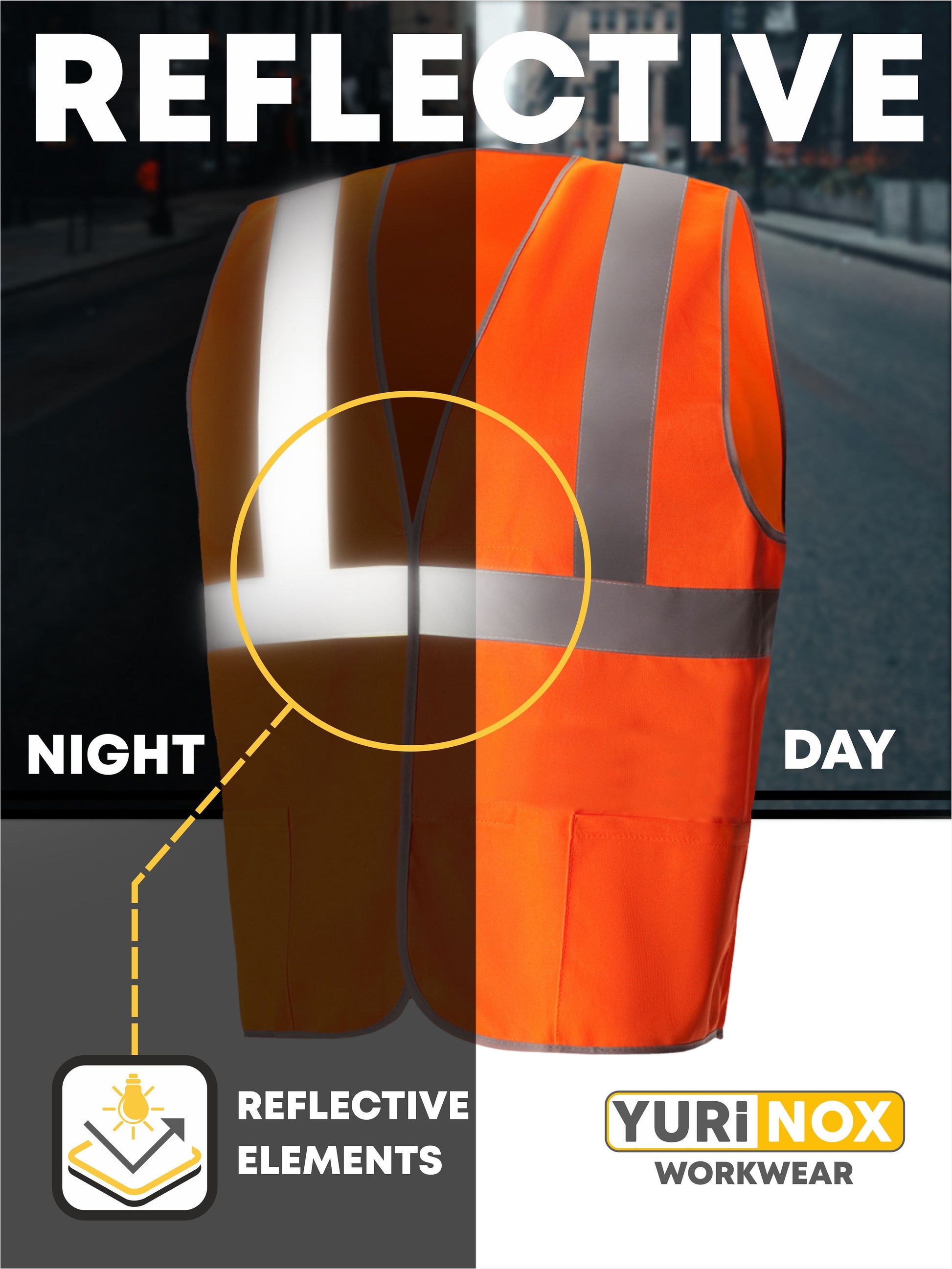 UNIONWORKWEAR SPECTR 2 Hi-Viz VEST